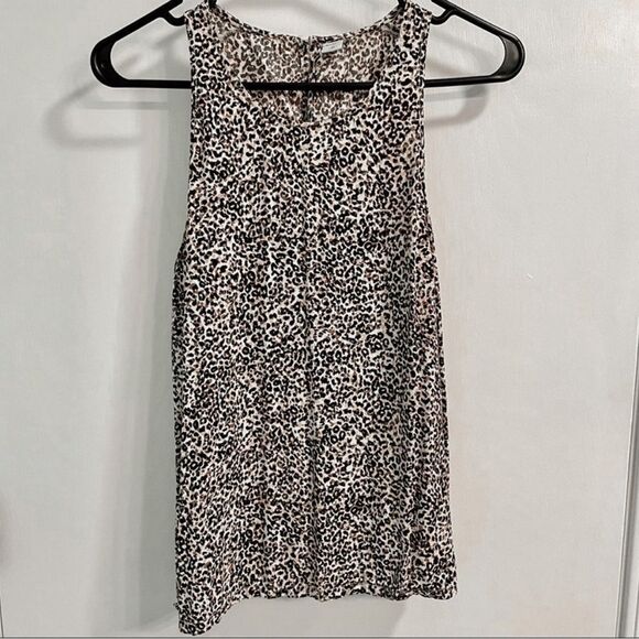 Old Navy Cheetah Print Keyhole Tank Top - Picture 1 of 5